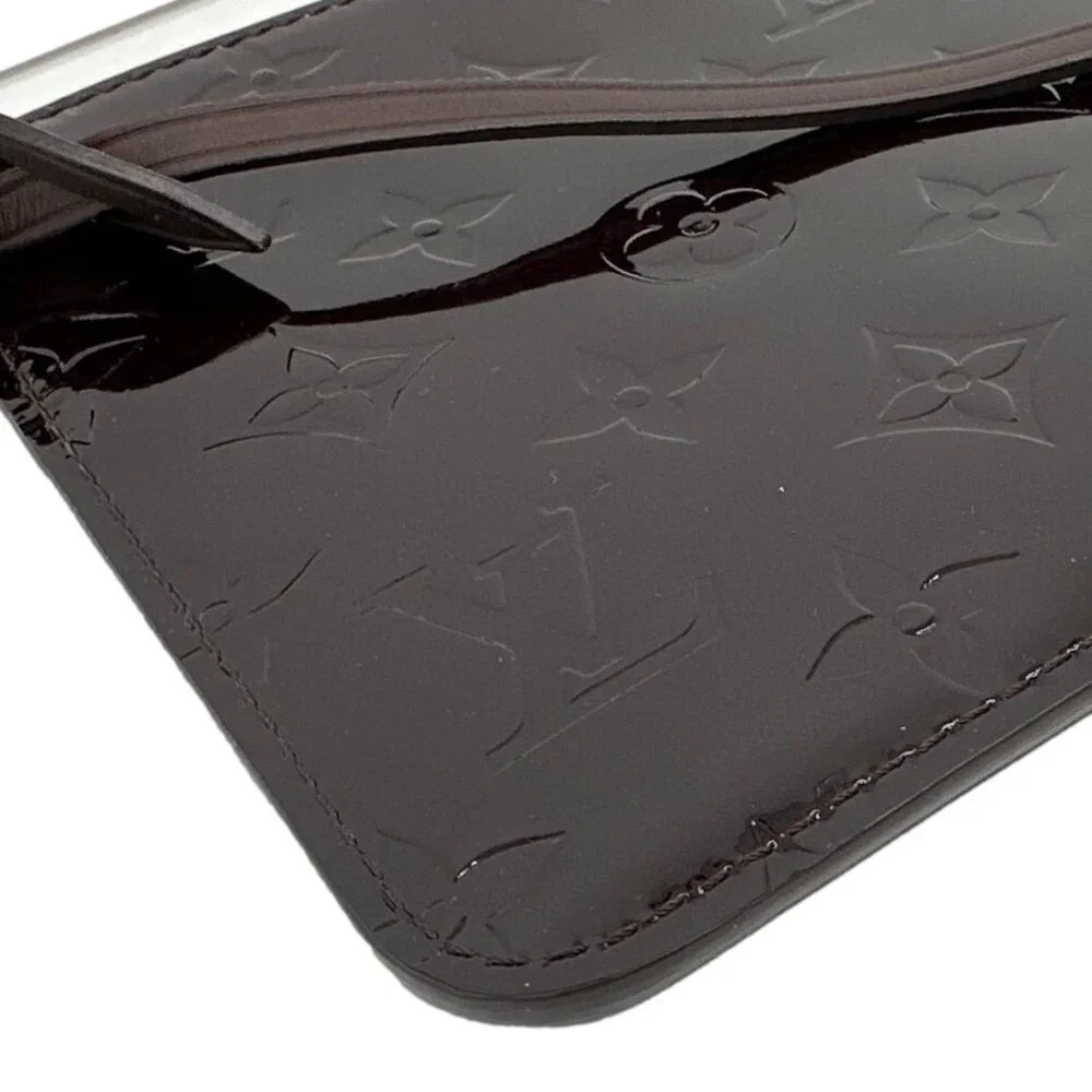 Louis Vuitton  Monogram Vernis Wristlet Amarante - Picture 7 of 11